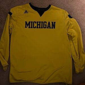 ADIDAS University of Michigan Athletic Crew Sweatshirt XL